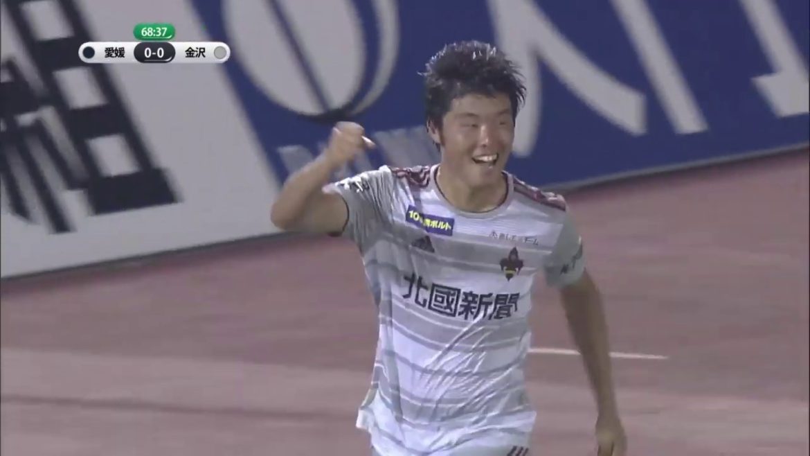 【公式】ゴール動画：垣田 裕暉（金沢）69分 愛媛ＦＣvsツエーゲン金沢 明治安田生命Ｊ２リーグ 第24節 2019/7/27