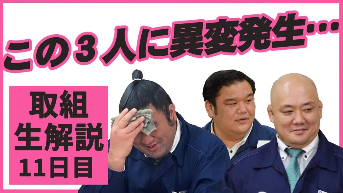なぜか汗だく!親方ちゃんねる取組解説(令和3年一月場所)<十二日目> なぜか汗だく!親方ちゃんねる取組解説(令和3年一月場所)<十二日目>