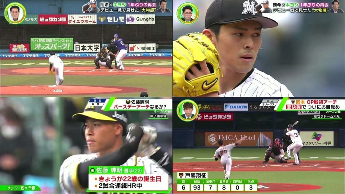 3月14日 プロ野球【最新ニュース】ロッテ　佐々木朗希キヨシが見た変化　 巨人　岡本OP戦初アーチ