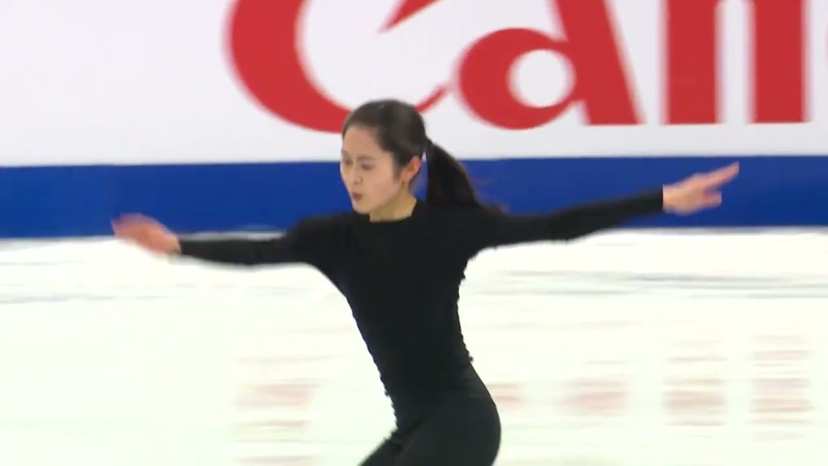 宮原知子＜世界フィギュアスケート選手権2021＞3月22日･公式練習