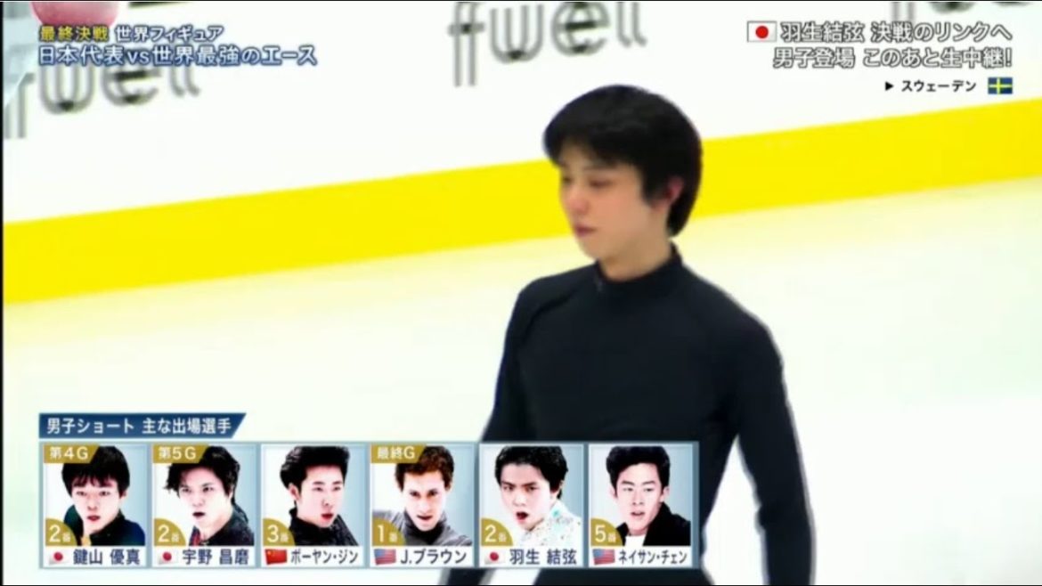 羽生結弦決戦のリンクへ - 男子登場 このあと生中継 !!! 世界フィギュアスケート選手権2021