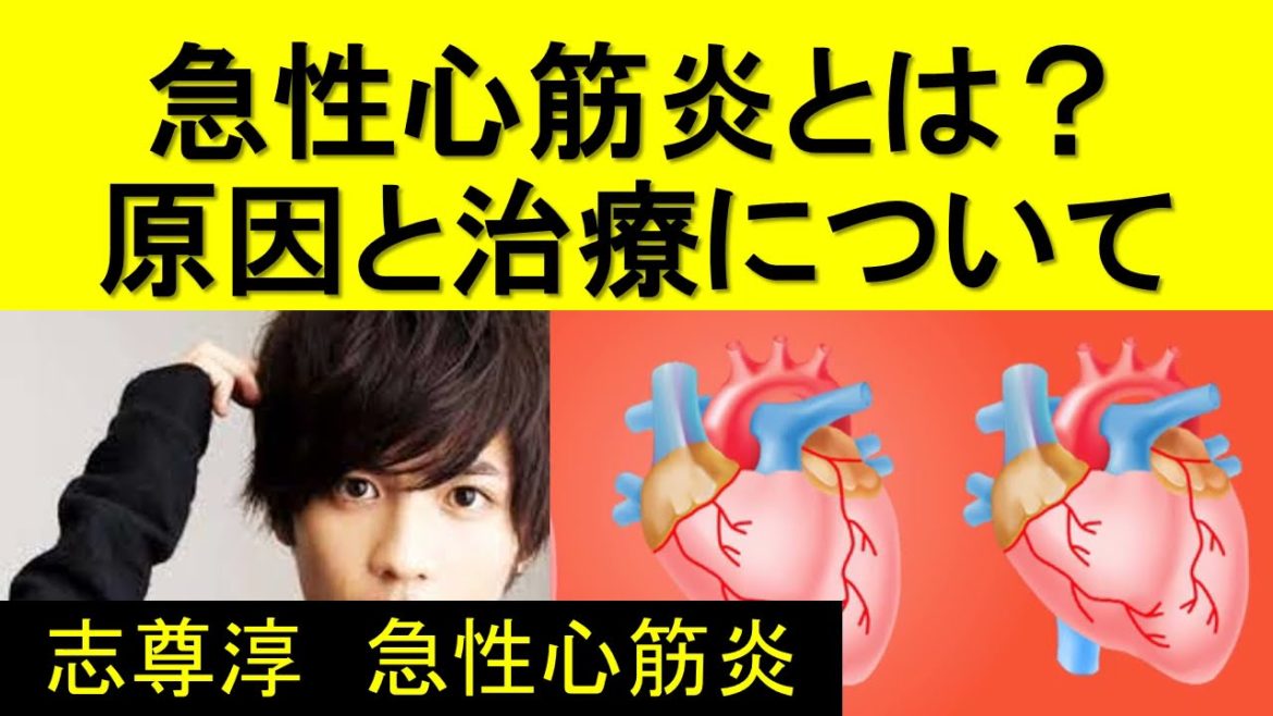志尊淳が急性心筋炎を発症、急性心筋炎の原因と症状、治療について解説