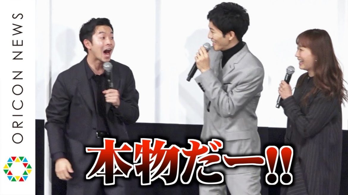 松坂桃李＆仲野太賀が大パニック！“推しメン”藤本美貴サプライズ登場にあたふた「汗が止まらない…」　映画『あの頃。』公開直前イベント