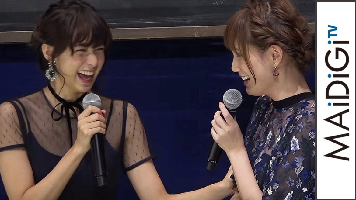 本田翼＆山本美月が仲良すぎ！舞台あいさつでもイチャイチャ？　映画「少女」完成披露舞台あいさつ1　#Tsubasa Honda　#Mizuki Yamamoto