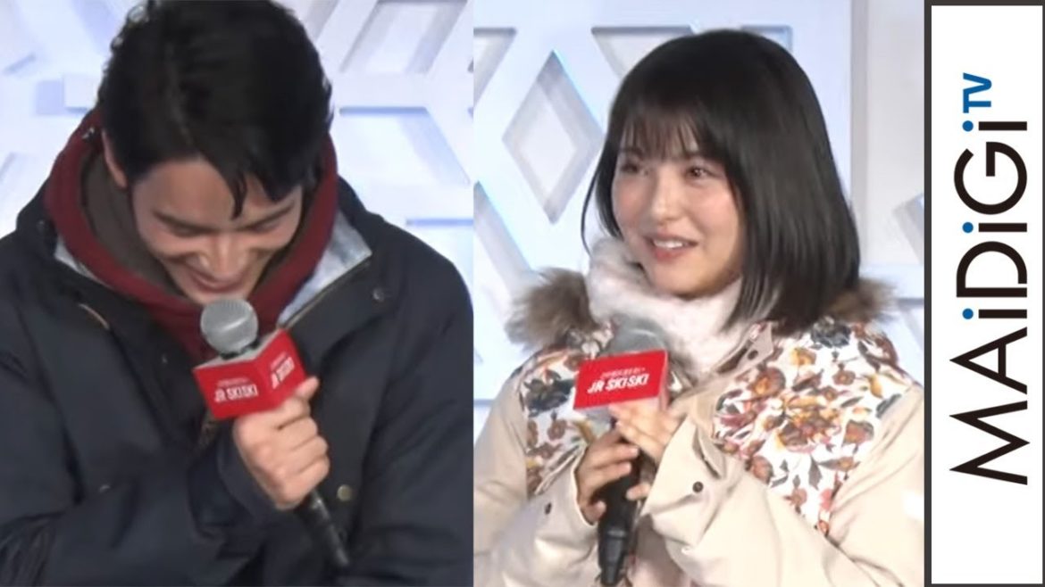 浜辺美波＆岡田健史、スノボ初挑戦「互いにプルプルしてた」
