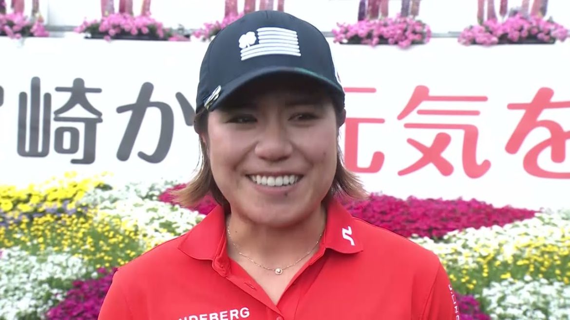 【岡山絵里(優勝/-13)最終日インタビュー】第8回アクサレディスゴルフトーナメント in MIYAZAKI 2021＜フジテレビ公式＞