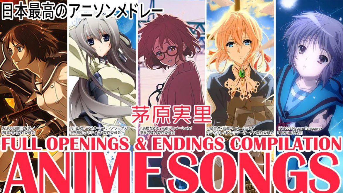 アニソンメドレー 茅原実里 Anime Songs Mix (ヴァイオレットエヴァーガーデン 喰霊 主題歌) Minori Chihara Full Openings & Endings 动漫歌曲