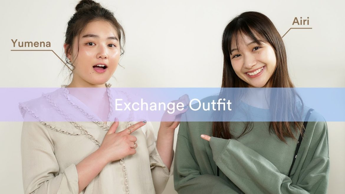 【初コラボ】全部で6コーデ！夢菜と春服の私服交換コーデやってみた🌸【箭内夢菜】