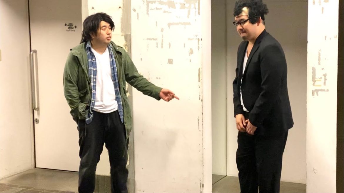 トイレ待ちする吉田鋼太郎と藤原竜也