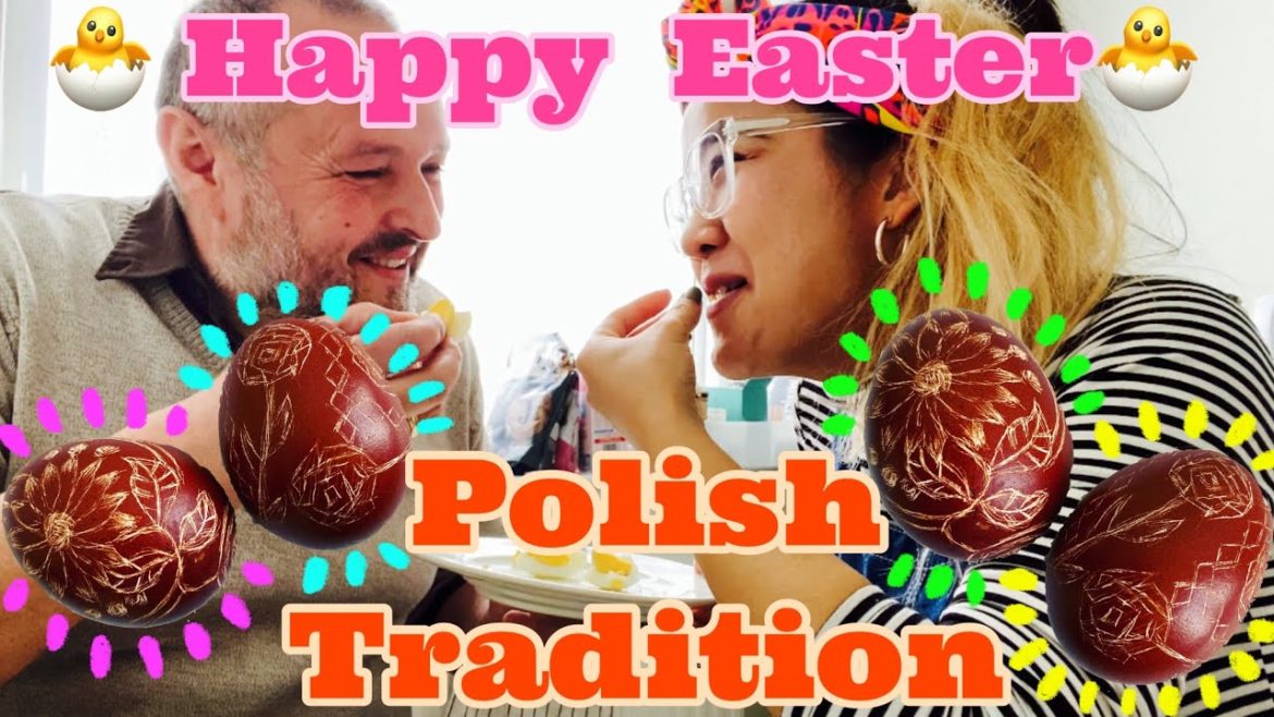 【ハッピーイースター🐣】ポーランド式イースターエッグ《ピサンキ》を作ってみた！Polish Easter Eggs "Pisanki"
