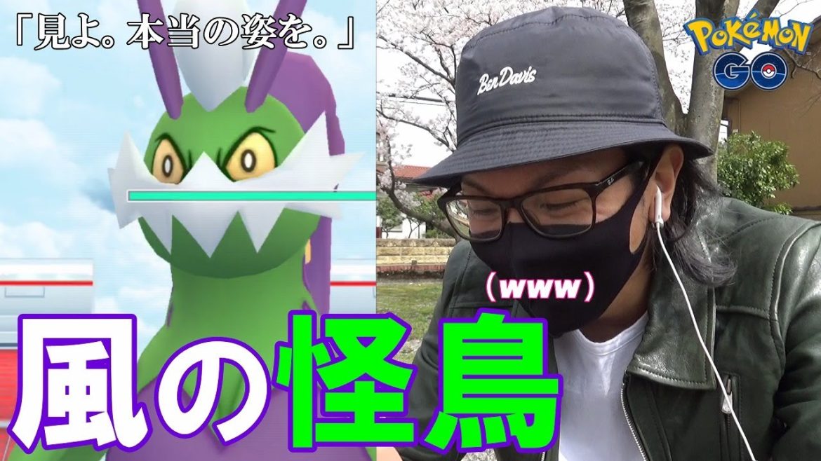 【ポケモンGO】なんじゃこの見た目は！？風に乗って飛んでこい個体値100％！初めて見る霊獣トルネロスを全力で迎え撃ってみようスペシャル！【独特な表現】