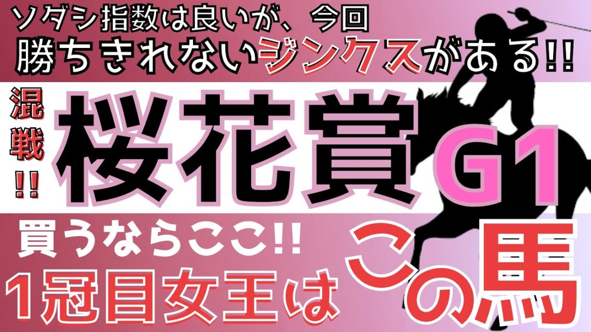 【桜花賞 2021】予想　ソダシの1着は微妙！？桜花賞でこそ買いたい1頭とは！？