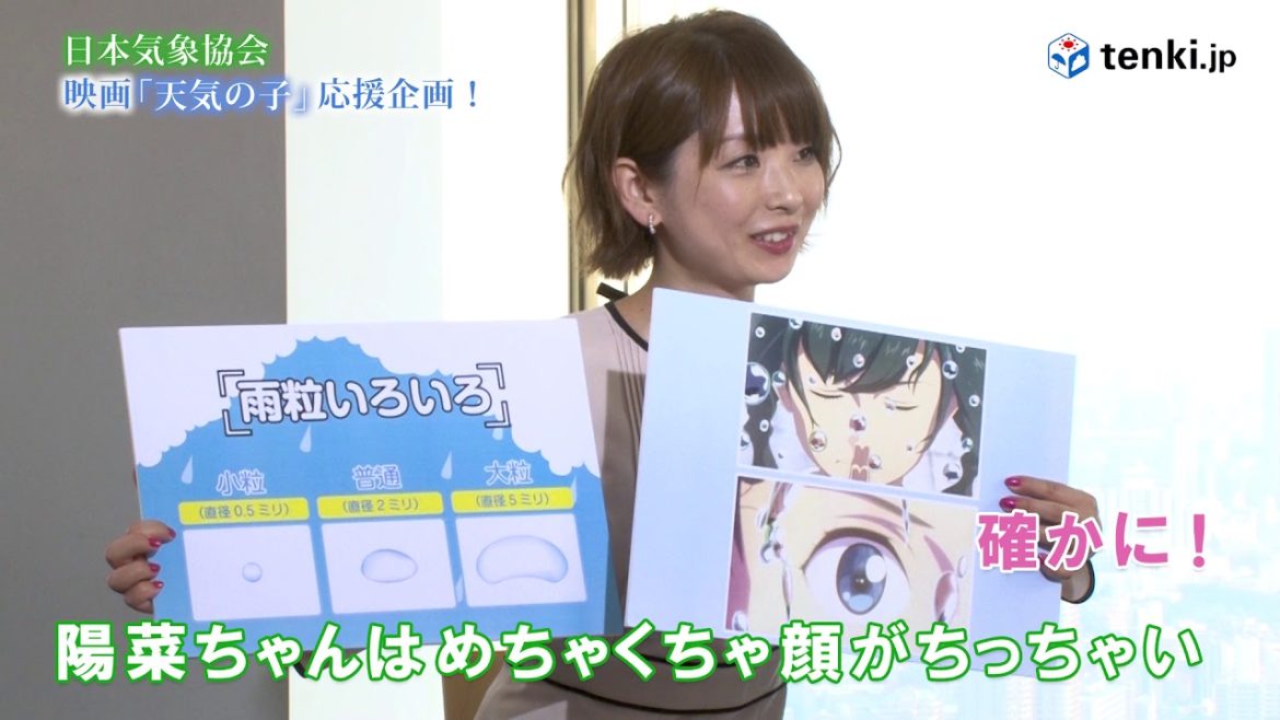 映画「天気の子」醍醐虎汰朗＆森七菜が日本気象協会にやってきた～気象予報士に色々聞いてみよう～