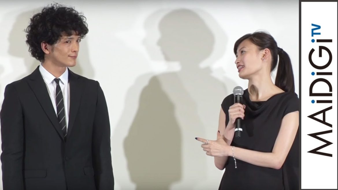 大政絢、注目は「渡部豪太との微妙な空気感」主演映画が初日　映画「コスメティックウォーズ」初日舞台あいさつ1