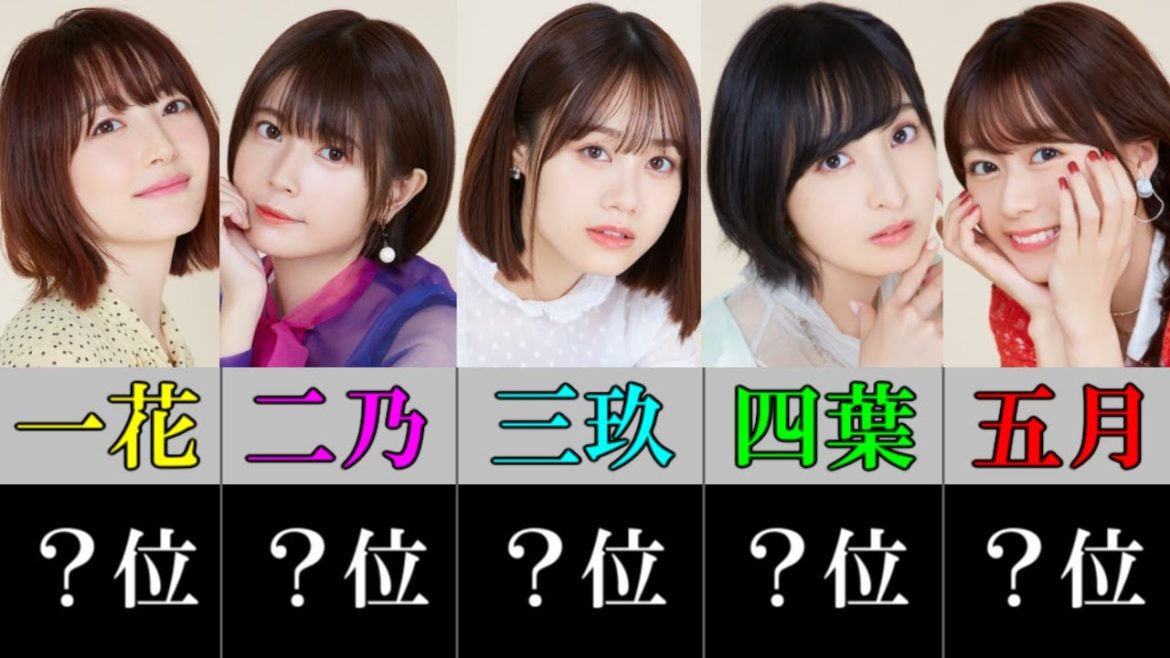 【１位がヤバイ!】好きな声優ランキングTOP10【五等分の花嫁２期】