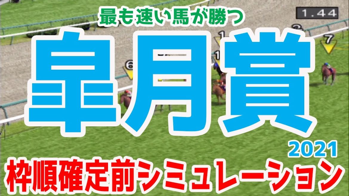 2021 皐月賞 シミュレーション【競馬予想】枠順確定前