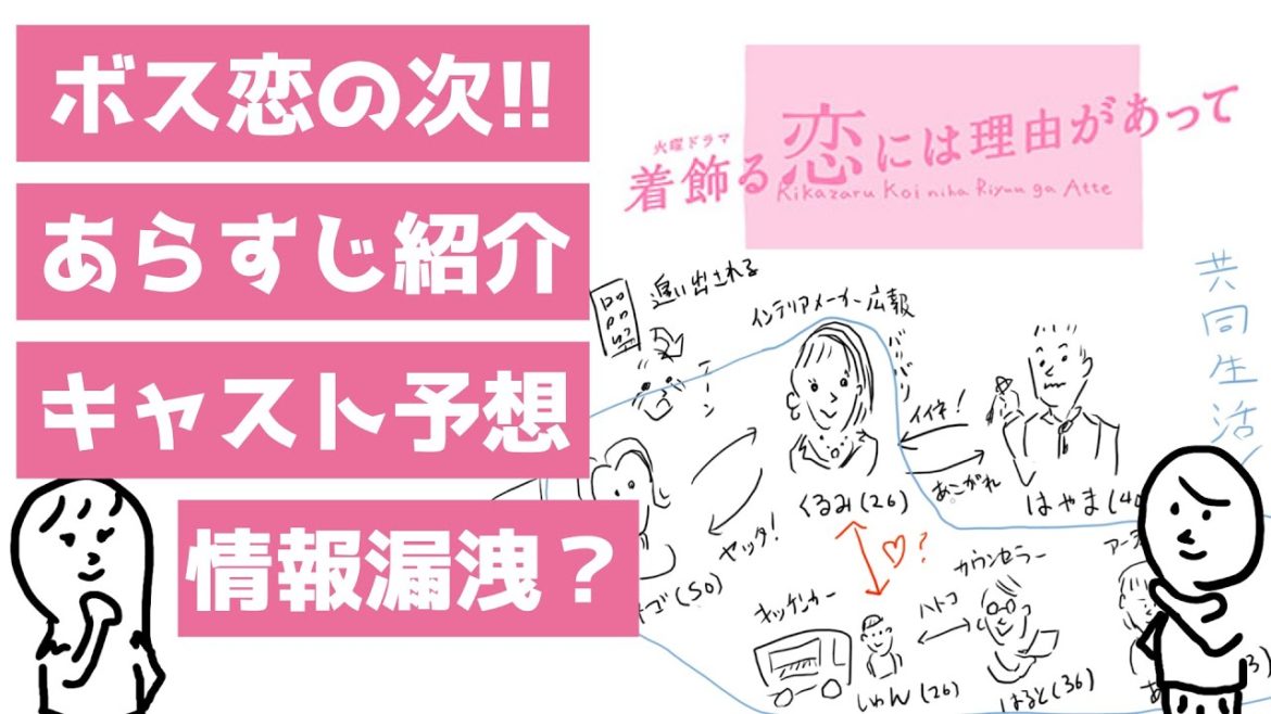 着飾る恋には理由があって 〜 あらすじ紹介とキャスト予想 〜