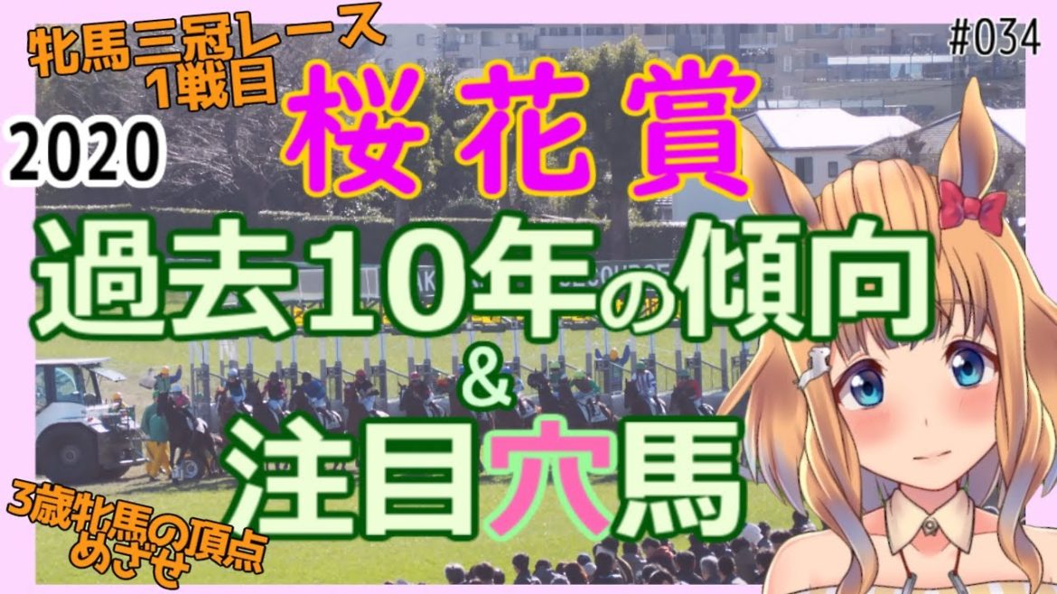 桜花賞 2020 過去傾向 穴馬 注目馬 予想 【Makuri Project 競馬予想Vtuber 的射まくり】