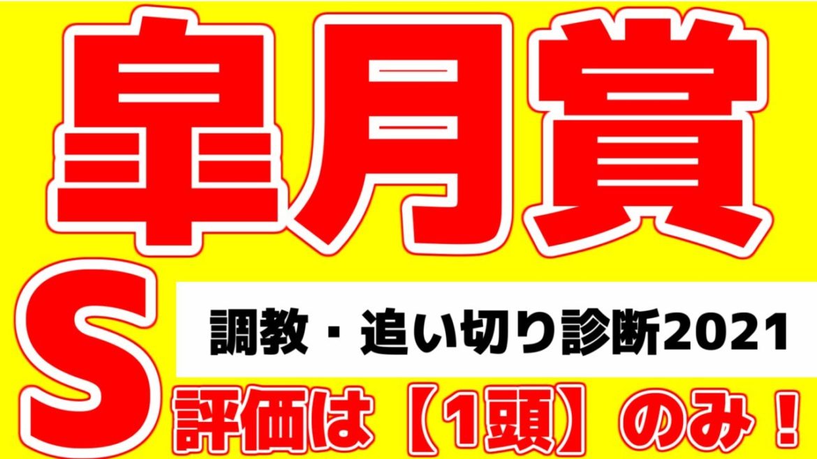【皐月賞2021】調教S評価は1頭！絶好調はあの馬だ！