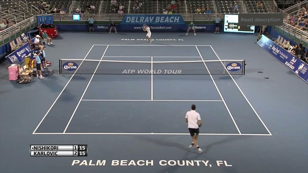 Nishikori (錦織) VS Karlovic (イボ カロビッチ)