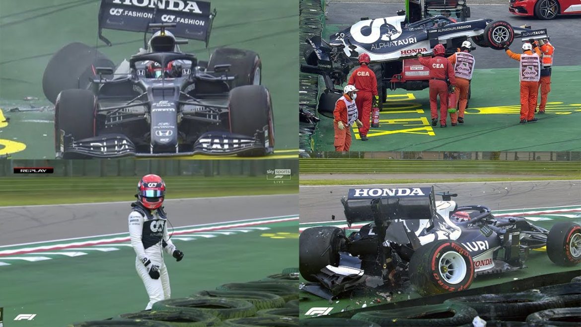 【角田 裕毅 クラッシュ...】- 角田選手のマシンは大破した感じですか？ | 第2戦エミリア・ロマーニャGP