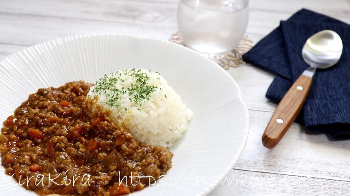 電子レンジで簡単！キーマカレーの作り方。山本ゆりさんのレシピ