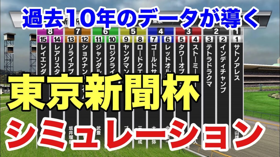2019年　東京新聞杯　シミュレーション【過去10年データ競馬予想】