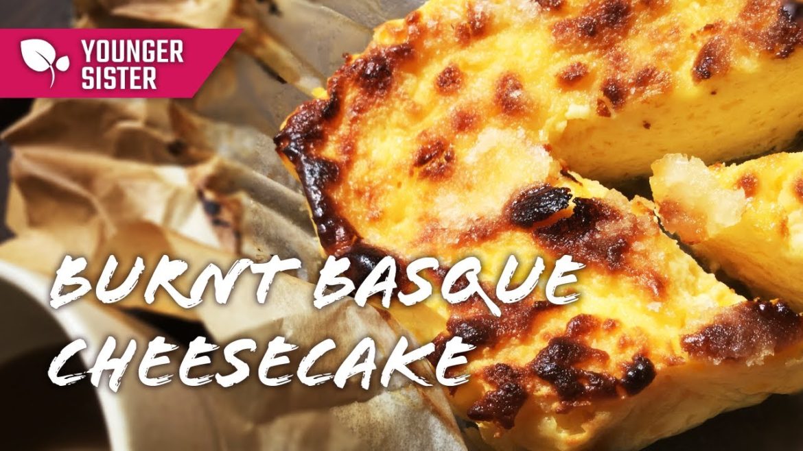 山本ゆりさんレシピ【バスク風チーズケーキ】レンジとトースターで超簡単酪農業界応援レシピ Burnt Basque Cheesecake＜KITCHEN TANAKA 妹チャレンジ＞