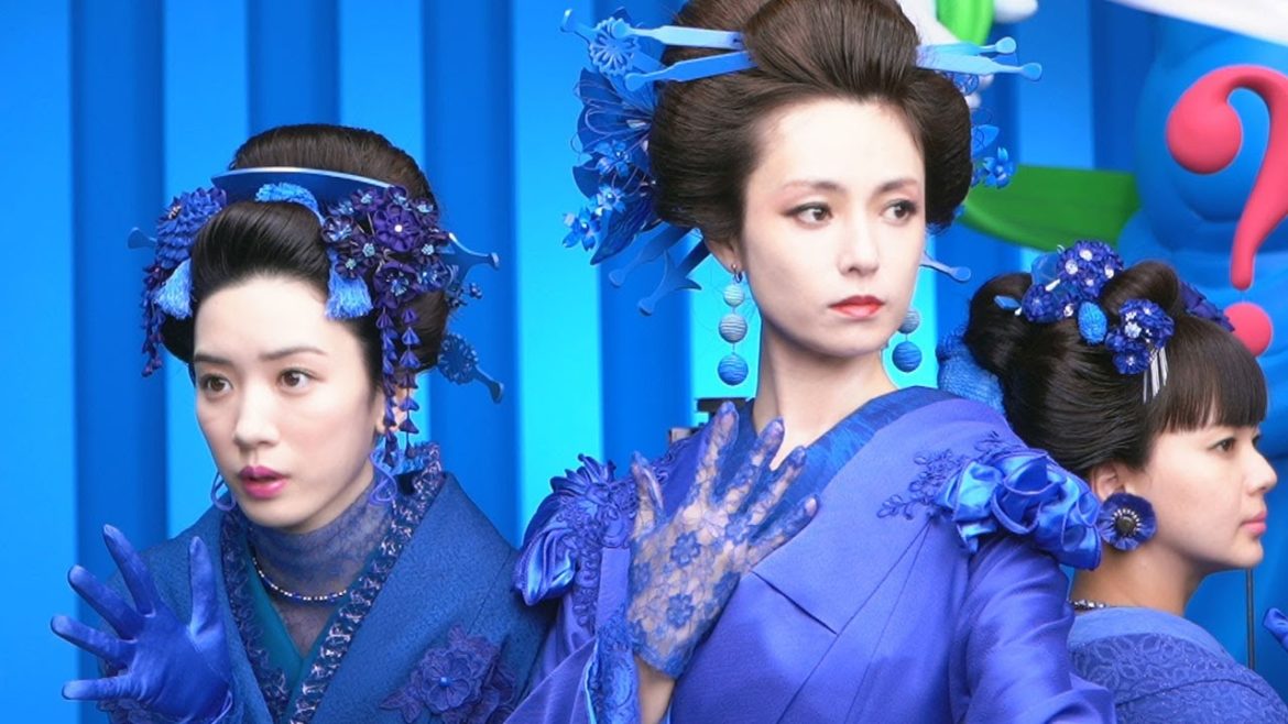 深田恭子、多部未華子＆永野芽郁と青の着物姿であでやかに　UQコミュニケーションズ「WiMAX +5G」新テレビCM「ママパパ+5G」編＆メーキング