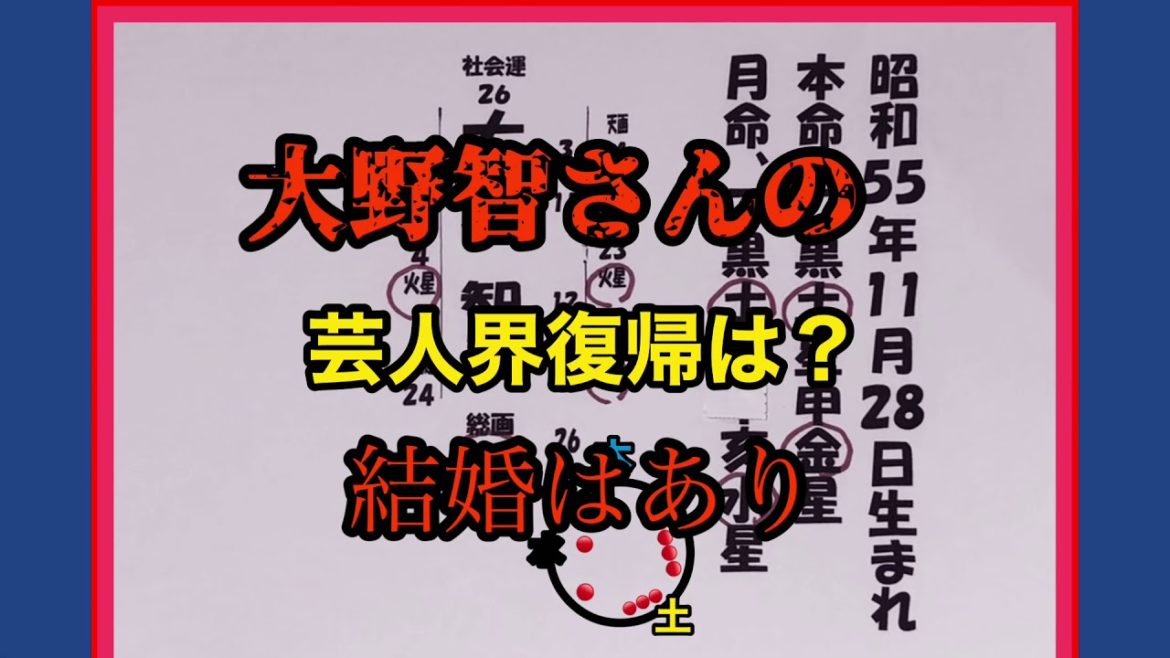 【五行陰陽姓名判断】大野智さんの鑑定