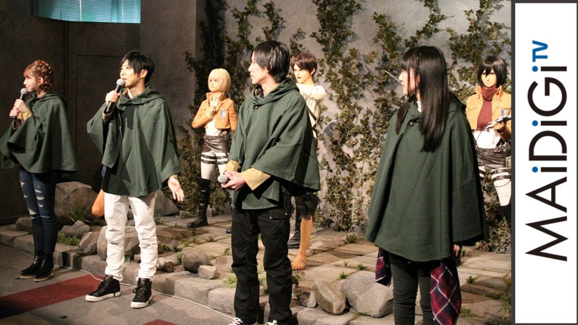 ファン悲鳴！USJ「進撃の巨人・ザ・リアル2」梶裕貴、石川由依、井上麻里奈のサプライズ登場　ユニバーサル・クールジャパン「進撃の巨人・ザ・リアル2」　#Attack on Titan　#event