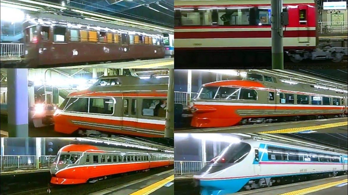 【小田急】ロマンスカーミュージアム収蔵全車両 本線輸送【座間駅にて】