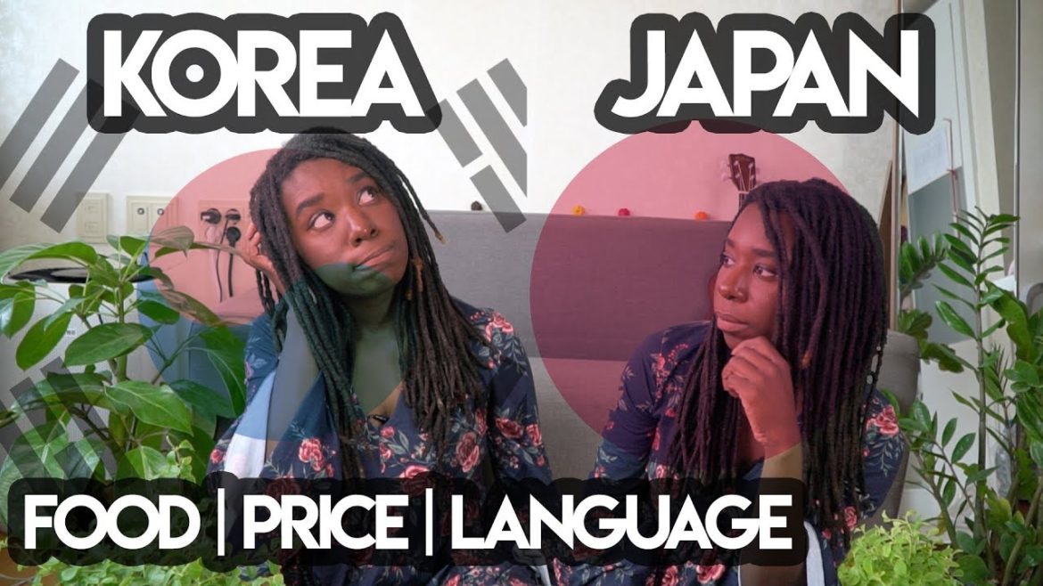 Living in Japan vs. Korea Part 1 - Food, Price, Language, Weather