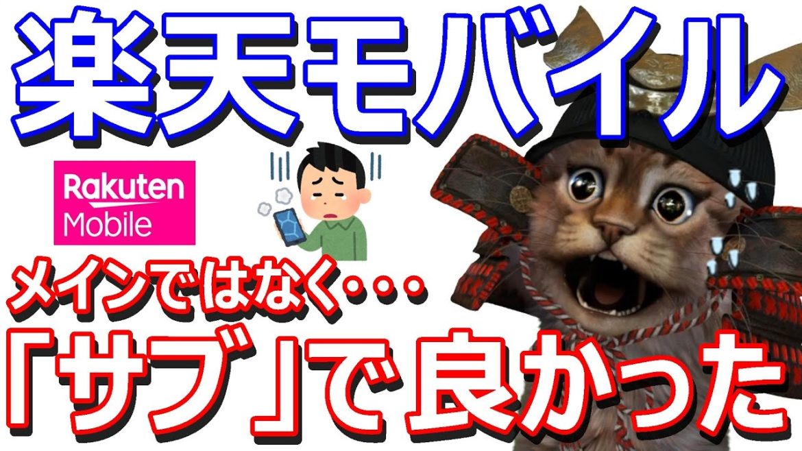 楽天モバイルを契約し「サブ回線」として利用して良かった6つの事!1年間無料の申し込みは4/7まで