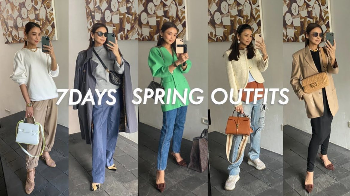 【7Days】春の1週間コーディネート、計７ルックをご紹介します。