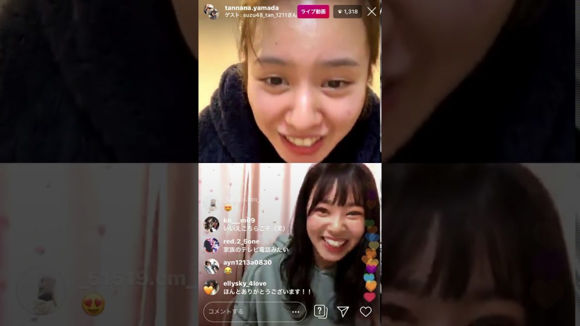#山田菜々 #山田寿々 20200330 ❶/4 19:27 #Instagram #インスタ #live インスタライブ