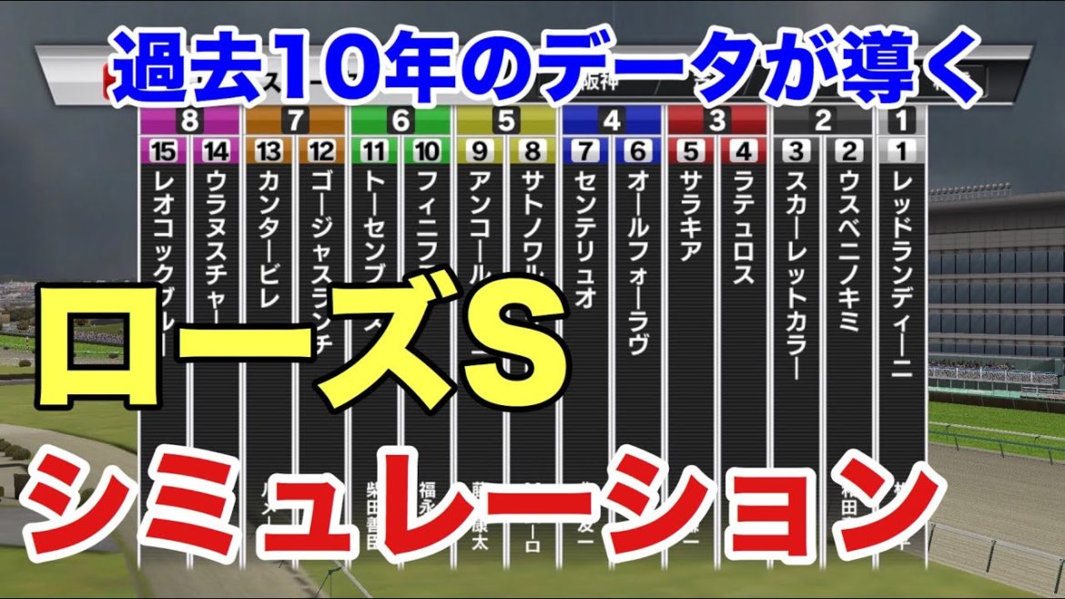 2018年 ローズS  シミュレーション 【過去10年データ競馬予想】 2018年 ローズS  シミュレーション 【過去10年データ競馬予想】