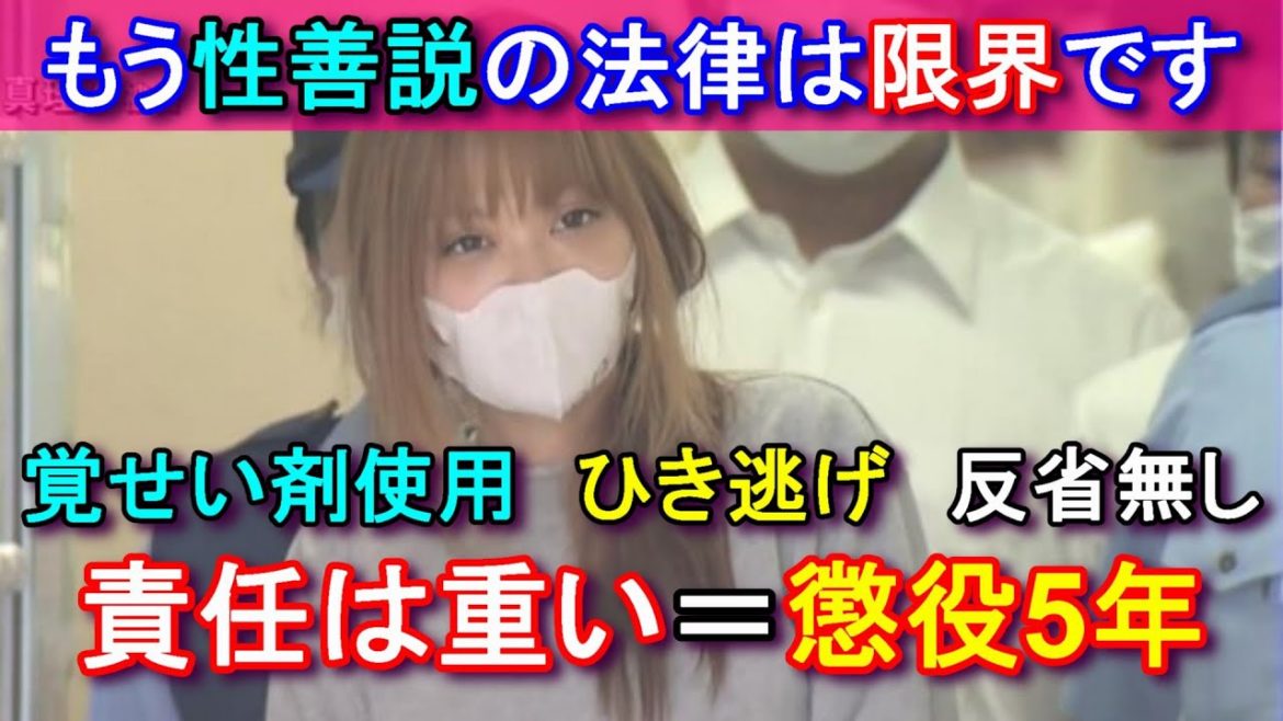 覚せい剤打って運転してひき逃げし被害者が亡くなっても「懲役5年」の判決は甘くないのか？！【加害者更生に期待した法律作り】