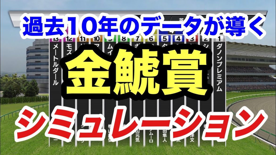 2019年 金鯱賞  シミュレーション 【過去10年データ競馬予想】