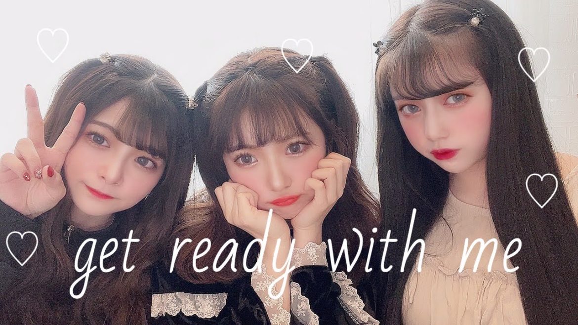 【GRWM】お泊り女子会の朝の準備❤︎