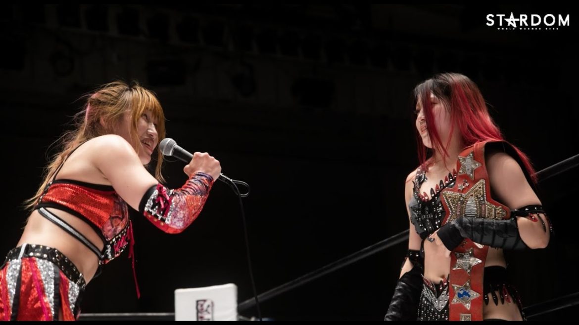 【スターダム】朱里が林下詩美を破り赤いベルト挑戦の意思を改めて宣言！ -2021.5.14後楽園マイク-【STARDOM】※スターダム・ワールドをCheck!!
