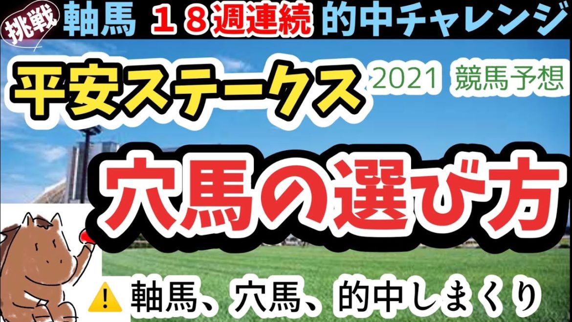 平安ステークス2021【競馬予想】初心者必見！穴馬の選び方『データをグラフで観られる軸馬、穴馬チャンネル』