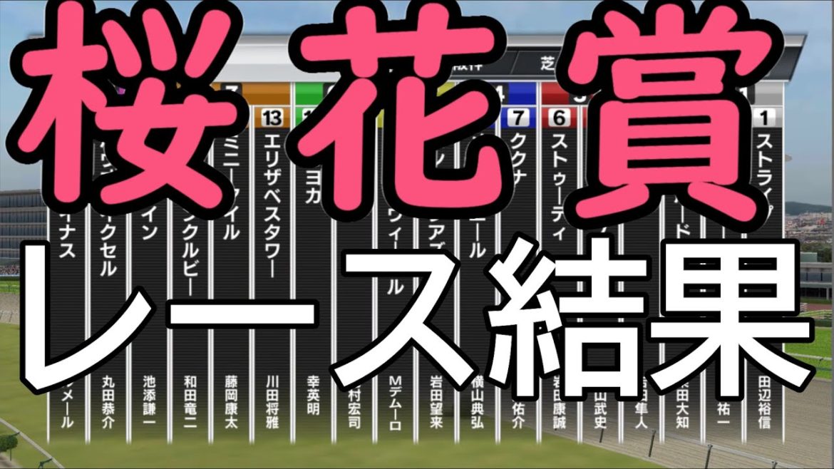 桜花賞結果2021！スタポケの『シミュレース』を使ってできるだけ再現しました！