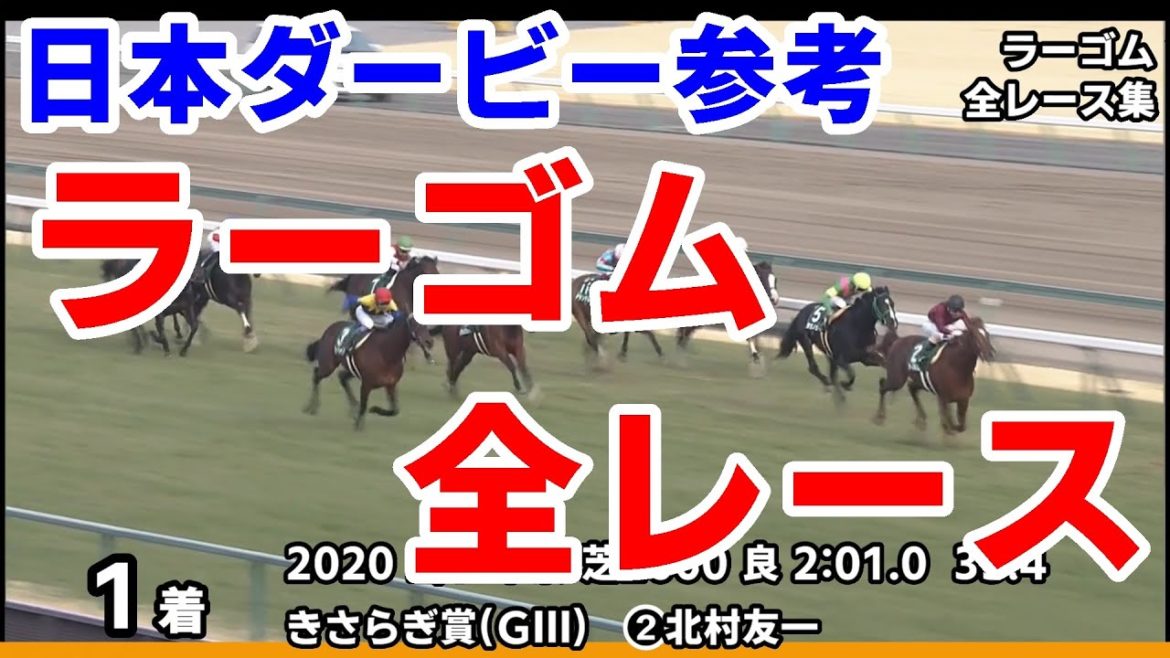 【東京優駿(日本ダービー)2021予想参考】ラーゴム全レース集~皐月賞2021【パドック競馬】