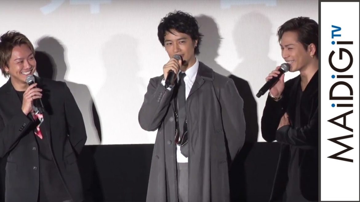 斎藤工、EXILE TAKAHIROに「抱かれたい」 登坂は「抱きしめたい」 映画「HiGH&LOW THE RED RAIN」 初日舞台あいさつ2 斎藤工、EXILE TAKAHIROに「抱かれたい」 登坂は「抱きしめたい」 映画「HiGH&LOW THE RED RAIN」 初日舞台あいさつ2