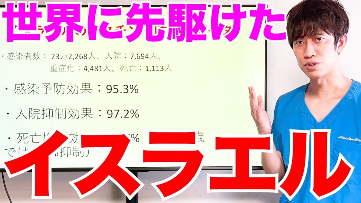 【新型コロナとワクチン】イスラエルでのファイザー感染予防データを紹介します！