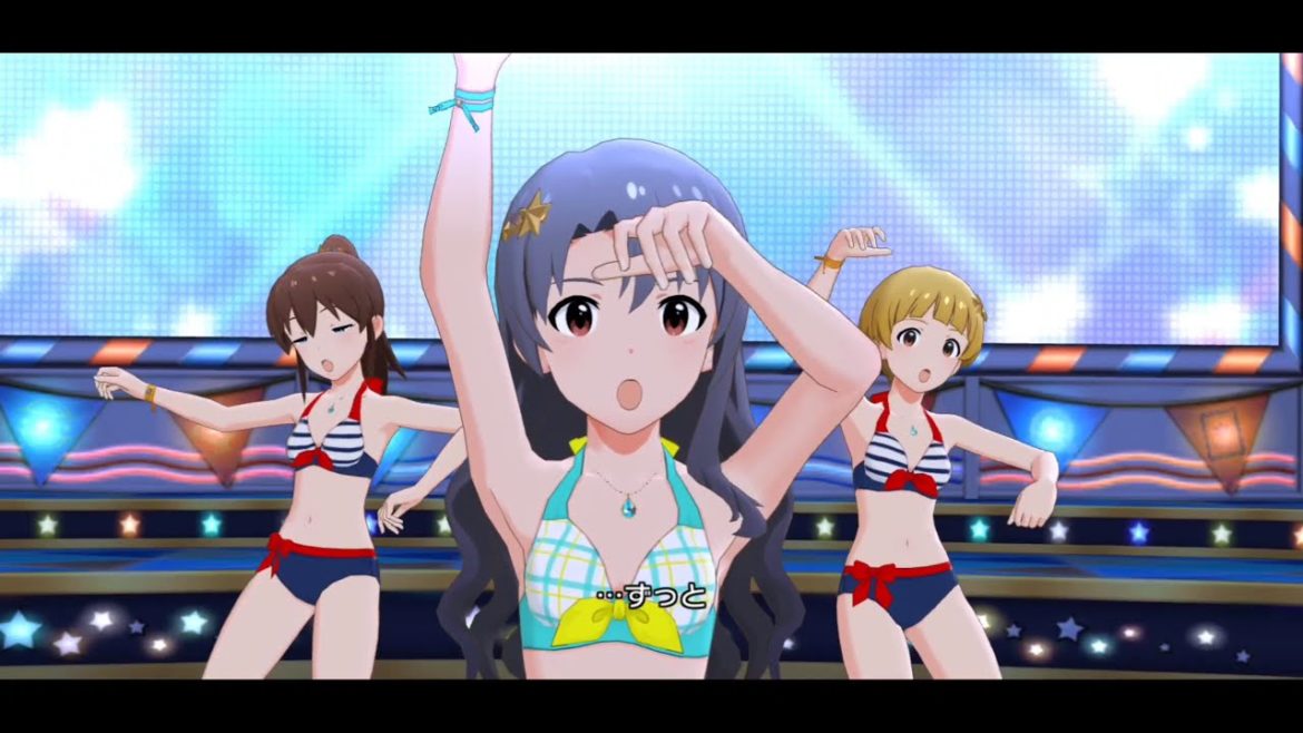 Glow Map (佐竹美奈子.横山奈緒.高山紗代子.高坂海美.福田のり子:閃光☆HANABI団) 超スイムウェア