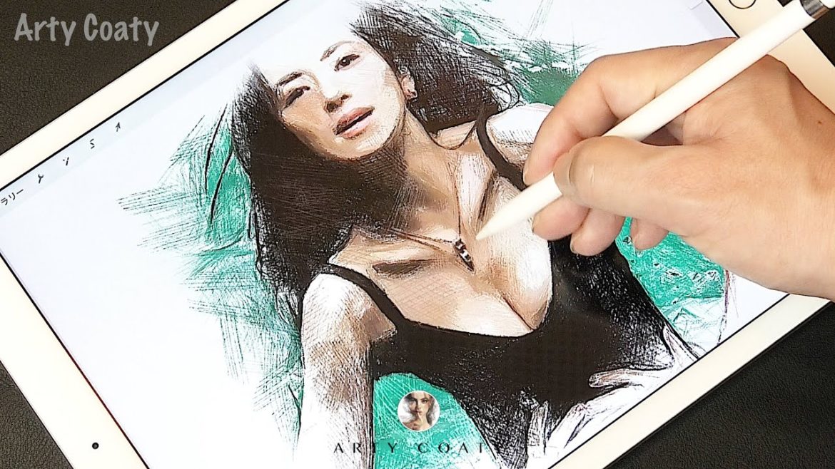 How to Draw Fitness woman "Anne Nakamura" with Line drawing, 3Min 中村アン drawing, She fits | ArtyCoaty How to Draw Fitness woman "Anne Nakamura" with Line drawing, 3Min 中村アン drawing, She fits | ArtyCoaty