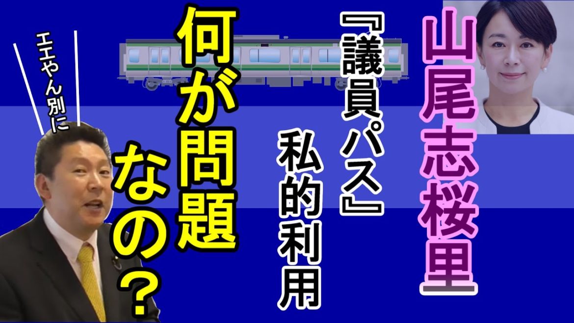 山尾志桜里さんの議員パス私的利用、一体何が悪いの？/立花孝志ＮＨＫ切り抜き
