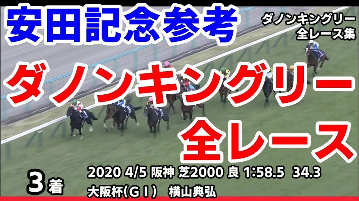 【安田記念2021予想参考】ダノンキングリー全レース集~天皇賞秋2021【パドック競馬】